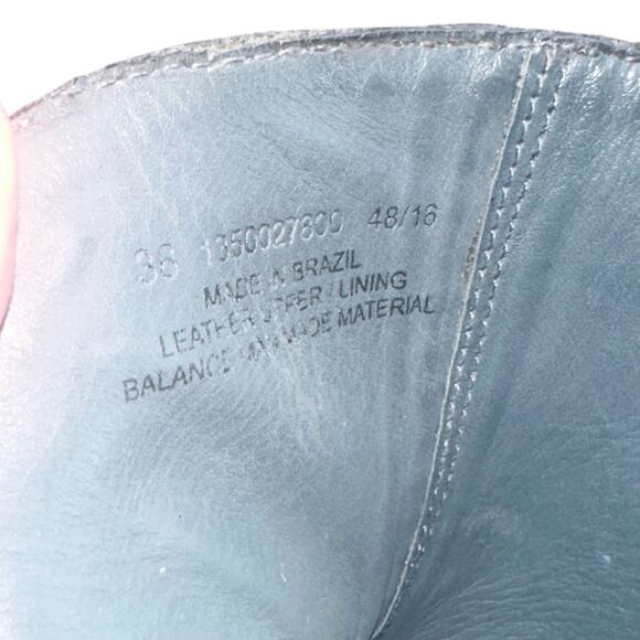 Dansko Marlow Black Leather Peep Toe Wedge Sandals Size 38 (US 7.5–8) - Picture 6 of 12